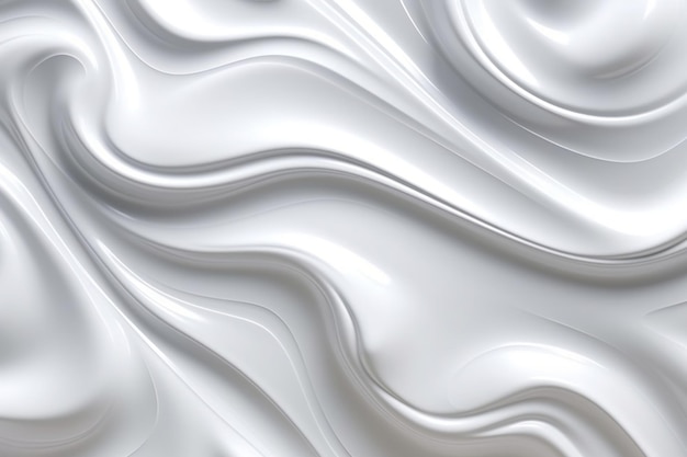 fundo abstrato branco brilhante liso como leite ou creme batido