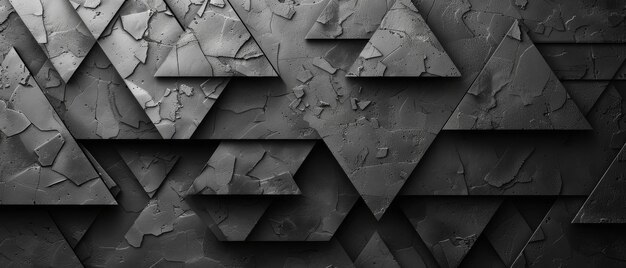 fundo abstrato branco escuro cinza escuro forma de padrão geométrico linha de triângulo de ângulo gradiente sombra mate efeito gradiente grunge de grão áspero Design Template Presentation