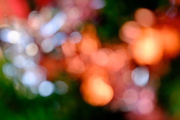 Fundo abstrato circular bokeh de Christmaslight