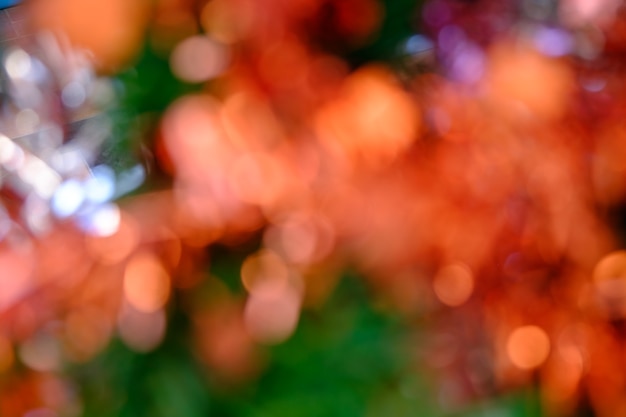 Fundo abstrato circular bokeh de Christmaslight