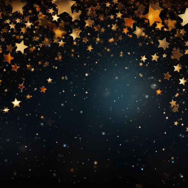 Foto fundo abstrato com estrelas brilhantes