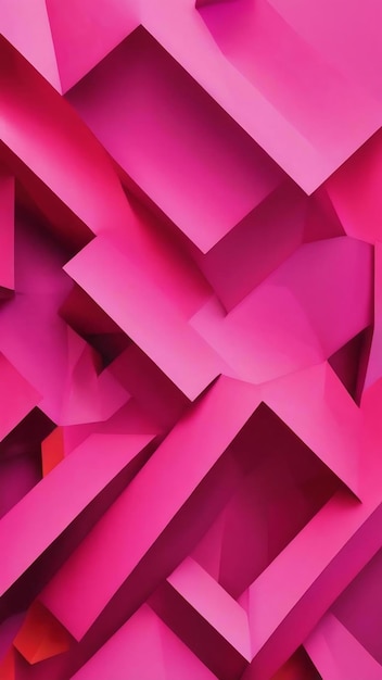 Foto fundo abstrato com formas geométricas rosa