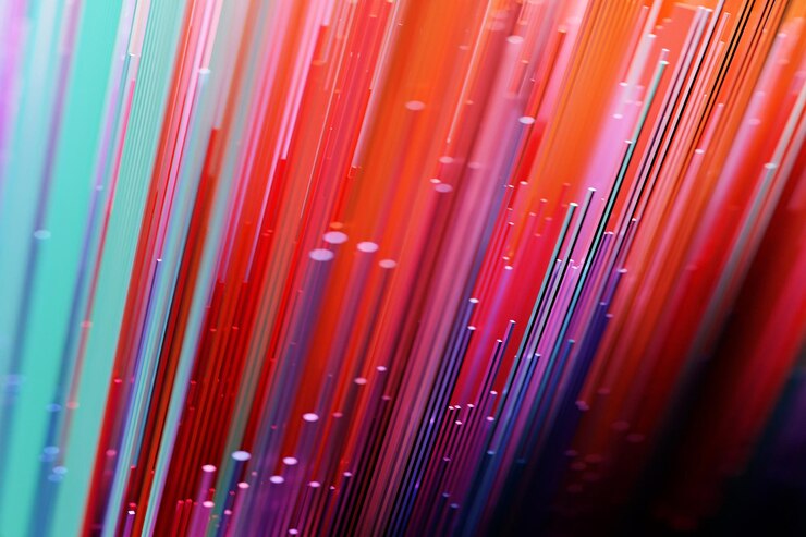 Fundo abstrato com interrupções verticais de listras coloridas, linhas de fluxo. Fundo de efeito de falha para cartaz, capa, projeto de conceito, banners, apresentações.