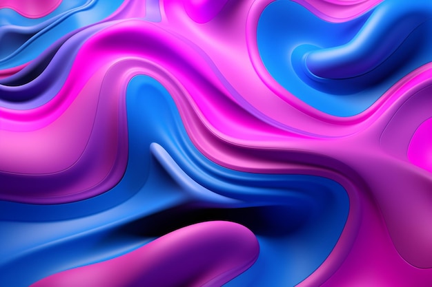 Fundo abstrato com linha torcida de gradiente e forma espiral bege d efeito onda de fluxo de fluido
