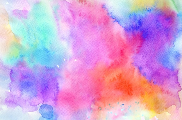 Fundo abstrato com manchas de aquarela