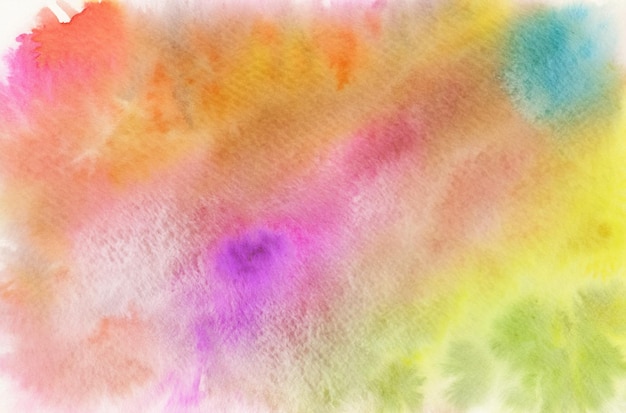 Fundo abstrato com manchas de aquarela