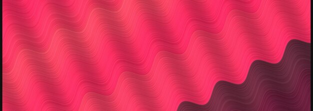 Fundo abstrato com ondas de linhas listradas