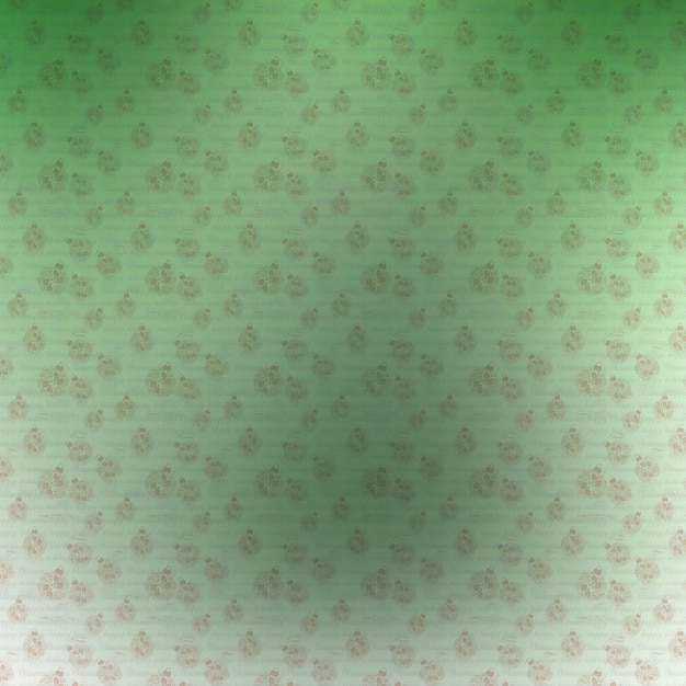 Fundo abstrato com padrão floral em tons verde e bege