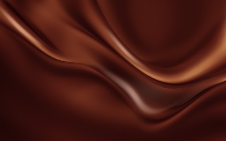 Foto fundo abstrato com tela cheia de chocolate derretido