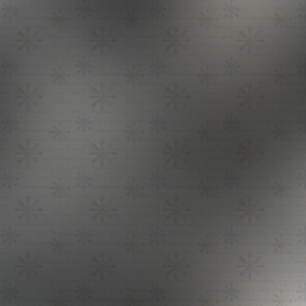 Foto fundo abstrato com um padrão de flocos de neve em um fundo cinzento