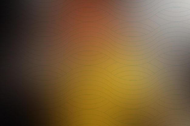 Fundo abstrato com um padrão ondulado de linhas amarelas e marrons