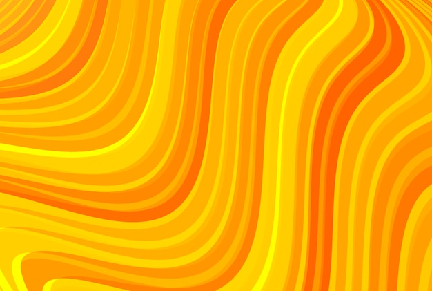 Fundo abstrato da curva de cor laranja