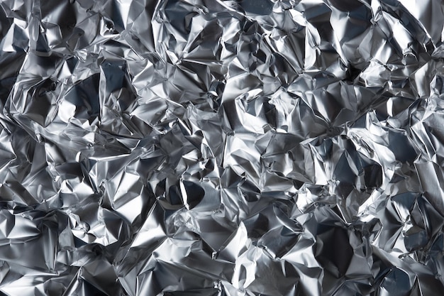 Fundo abstrato da folha de alumínio da textura do metal