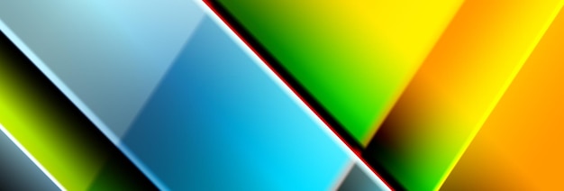 Fundo abstrato de banner futurista