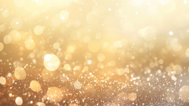 Fundo abstrato de bokeh bege elegante Textura de papel de parede difusa delicada Modelo com luzes bokeh desfocadas e espaço de cópia para design de site de negócios