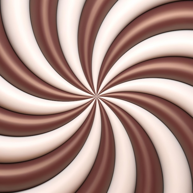 Fundo abstrato de chocolate e creme