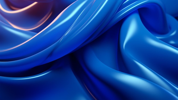 fundo abstrato de cor azul com ondas e linhas