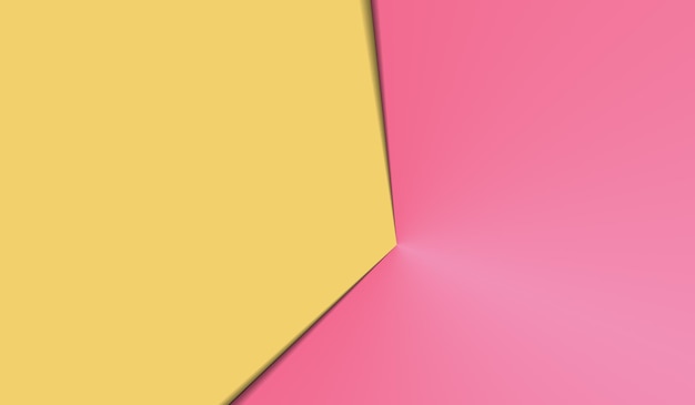 Fundo abstrato de cor pastel amarelo rosa