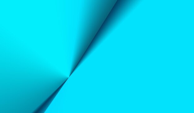 Fundo abstrato de dobra de papel azul Aqua