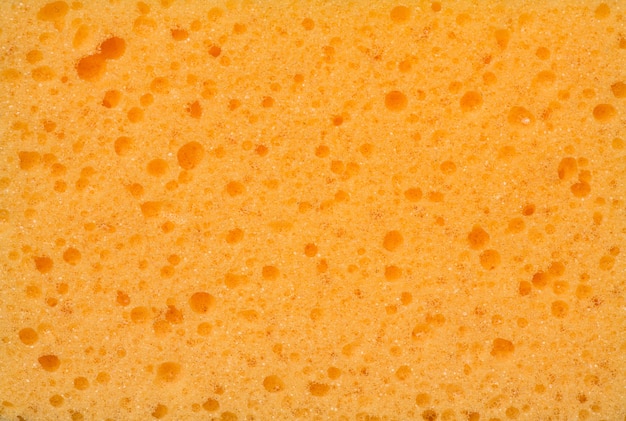 fundo abstrato de esponja de cozinha amarela