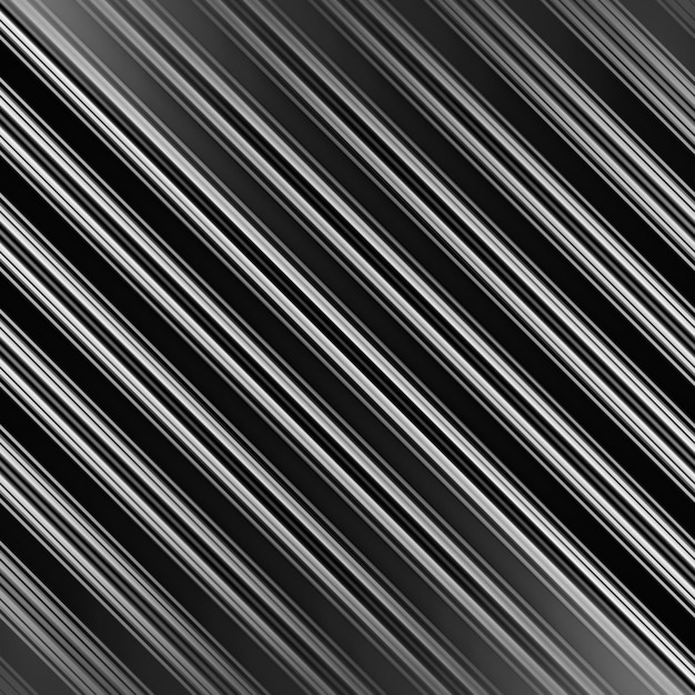 Fundo abstrato de faixa preta e branca Efeito de linhas de movimento Textura de fibra em escala de cinza Fundo e bandeira Padrão de gradiente monocromático e papel de parede texturizado
