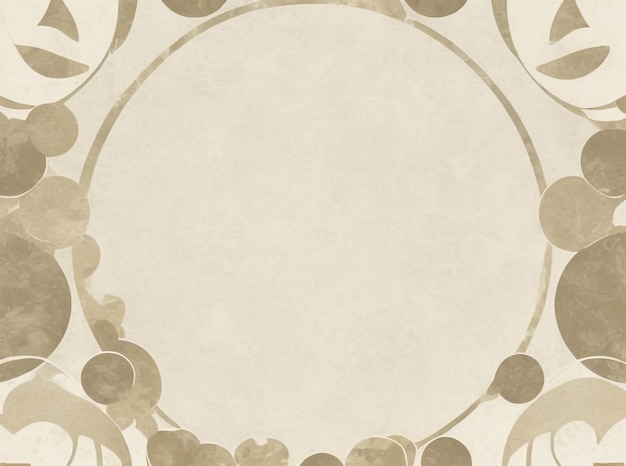 Fundo abstrato de folha de salgueiro e detalhes em círculo branco