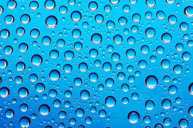 Fundo abstrato de gotas de água