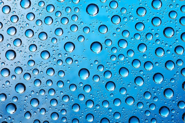 Fundo abstrato de gotas de água