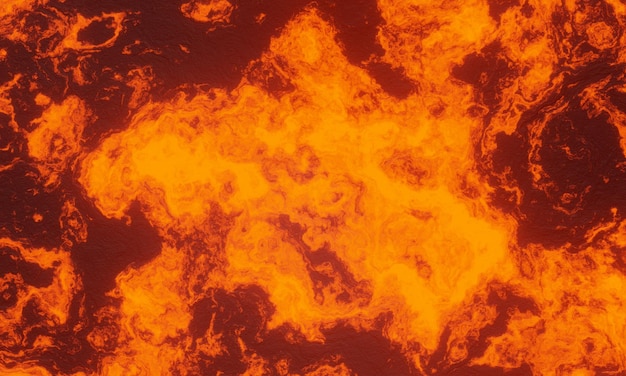 Fundo abstrato de lava vulcânica