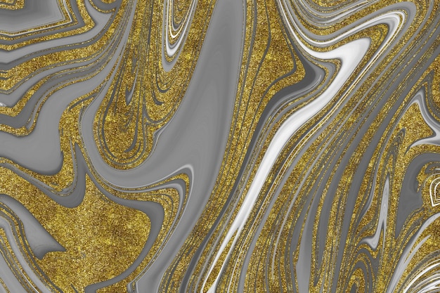 Fundo abstrato de mármore dourado