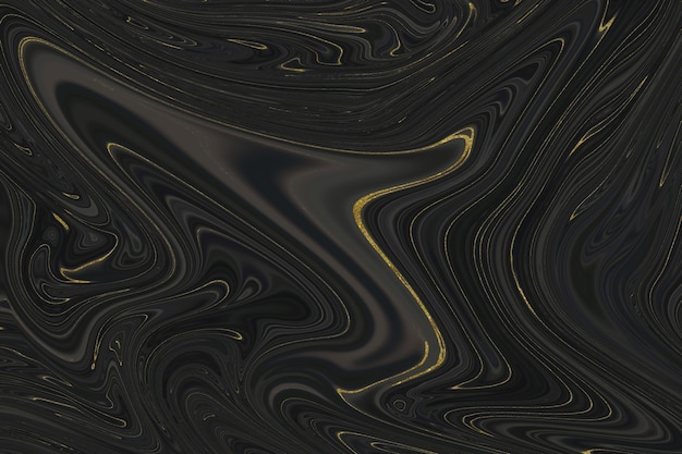 Fundo abstrato de mármore preto e dourado