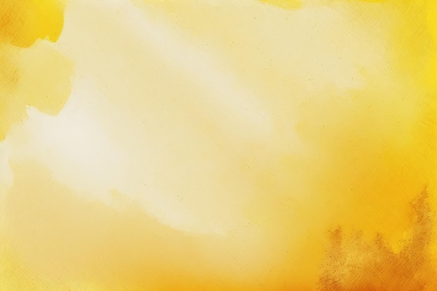 Fundo abstrato de respingos de aquarela amarelo claro suave