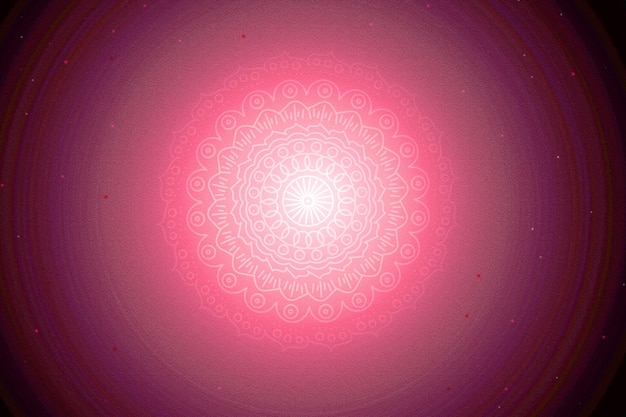 Fundo abstrato do conceito de mandala rosa