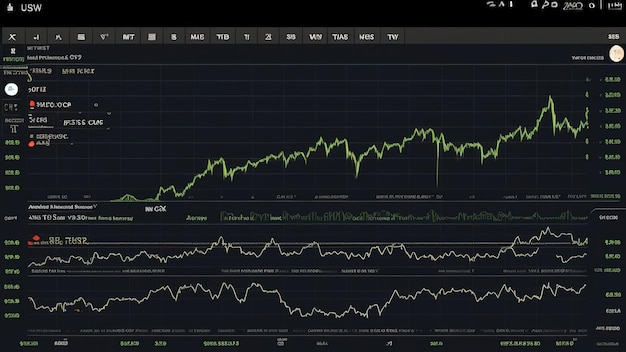 Fundo abstrato do jogo de bolsa de valores de negociação de criptomoeda