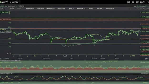 Fundo abstrato do jogo de bolsa de valores de negociação de criptomoeda