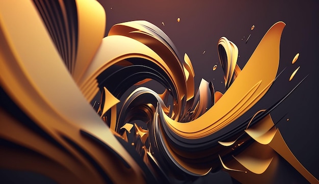 Fundo abstrato do movimento dinâmico futurista Generative AI