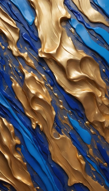 fundo abstrato dourado e azul