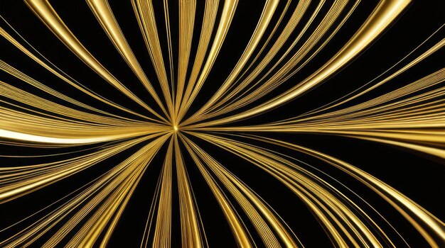 Fundo abstrato dourado e preto