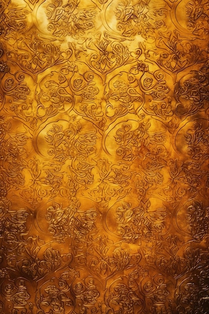 Fundo abstrato dourado IA generativa