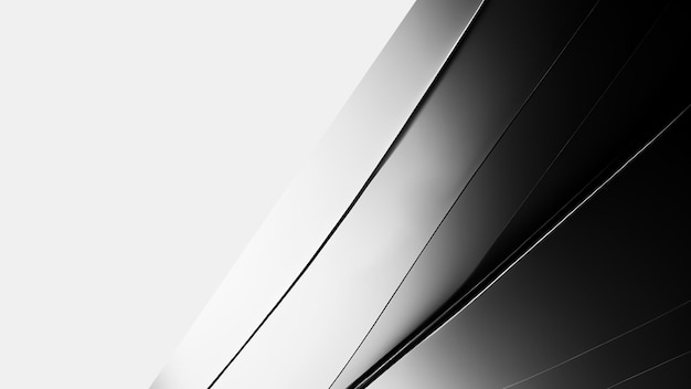 Fundo abstrato elegante na cor preto e branco