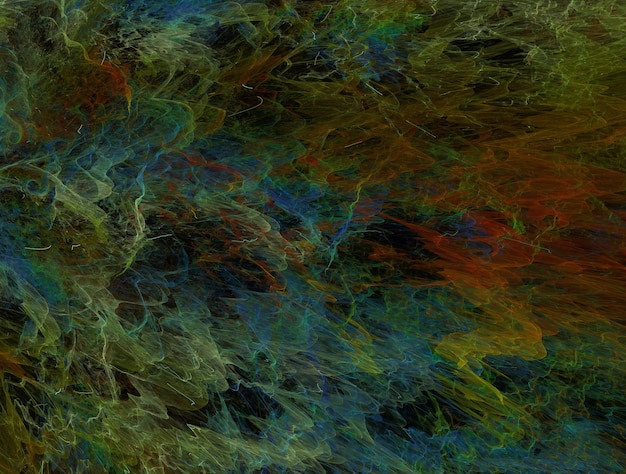 Fundo abstrato fractal, efeito psicodélico