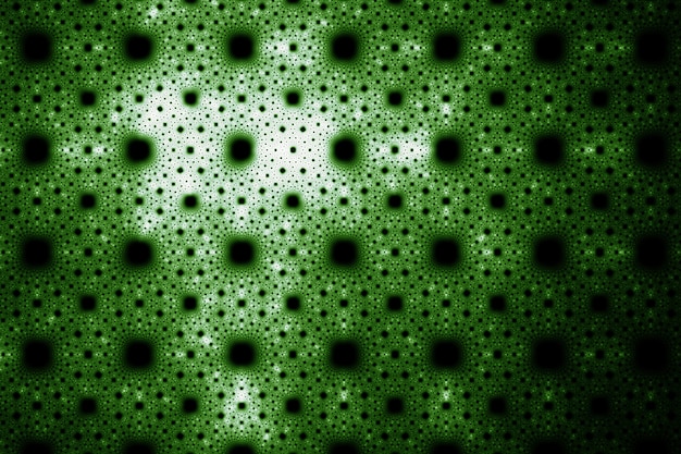 Fundo abstrato fractal verde