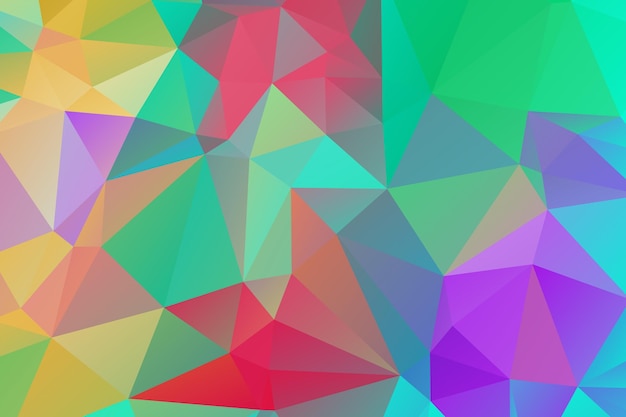 Fundo Abstrato Geométrico Design Low Poly