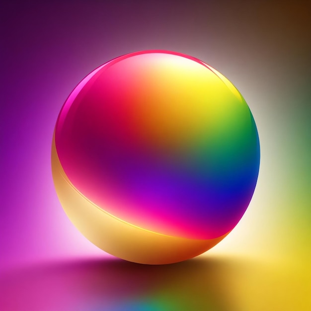 Fundo abstrato gradiente com cor de bolha
