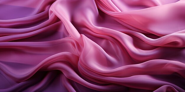 Fundo abstrato magenta com linha escura Gradiente Archidea cor roxa Superfície de tecido de seda tonada Brilhante Elegante Espaço para design Dia dos Namorados Dia da Mãe bandeira web festiva