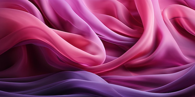 Fundo abstrato magenta com linha escura Gradiente Archidea cor roxa Superfície de tecido de seda tonada Brilhante Elegante Espaço para design Dia dos Namorados Dia da Mãe bandeira web festiva