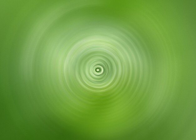 Fundo abstrato ondas circulares tons verdes