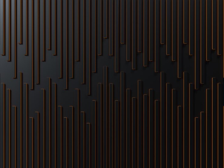 Fundo abstrato preto com luz de fundo Grunge surfaceModern shape concept 3d Rendering