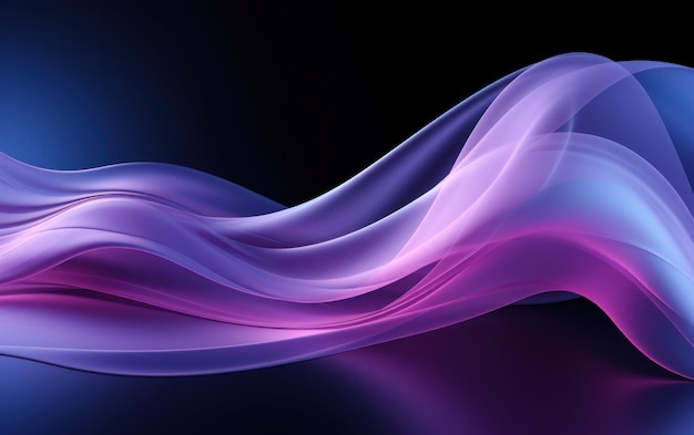 Fundo abstrato preto e roxo com gradiente no estilo de linhas e formas de precisão