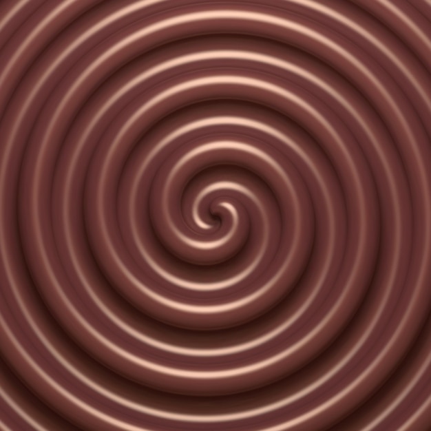 Fundo abstrato redemoinho de chocolate. Design de padrão para banner